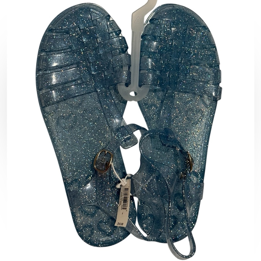 Girls Jelly sandals blue NWT